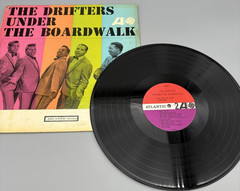 THE DRIFTERS UNDER THE BOARDWALK VINYL LP ALBUM