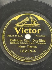 VICTOR 18229 HARRY THOMAS DELIRIOUS RAG-ONE STEP CLASSICAL SPASM 78 HMV