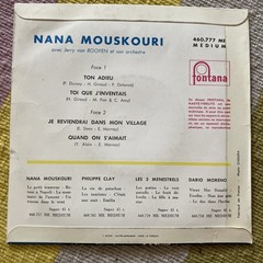 Lot of 6 French 45 Rpm EPs Vintage 1960’s Chansons VG+/VG+ Rare Vinyl France