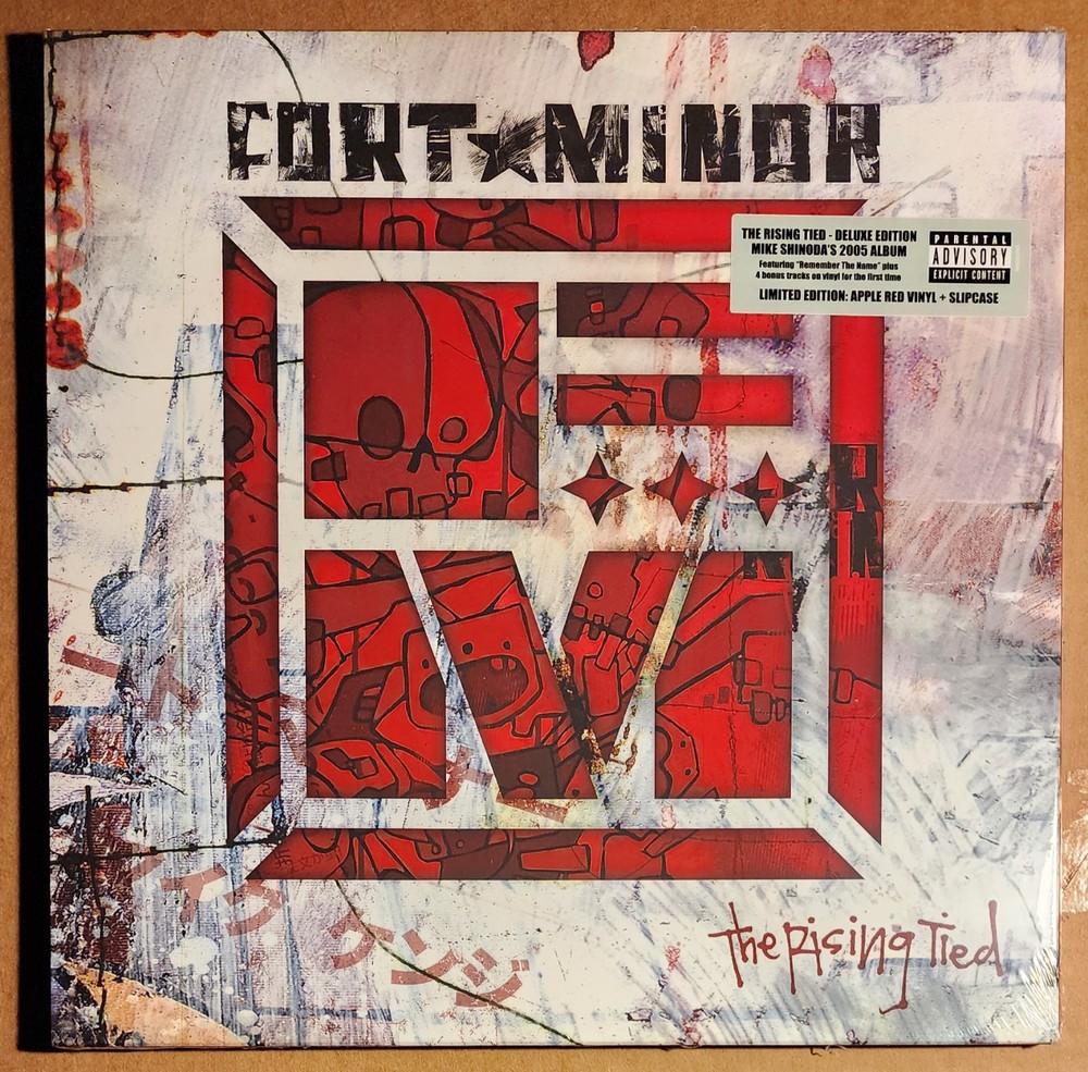 Fort Minor – The Rising Tied – New 2 LP Apple Red Deluxe Edition Vinyl