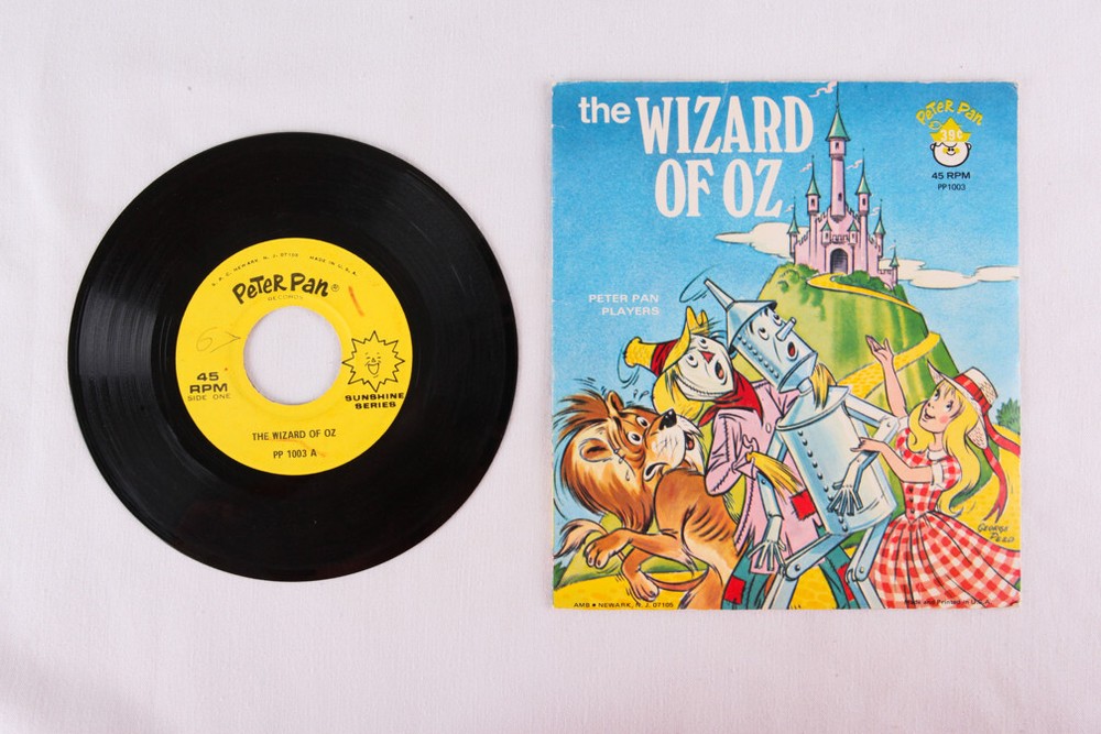 The Three Stooges Meet Cinderella, Peter Pan, 7″ LP, 33 rpm, 2322, G