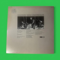 NANA VASCONCELOS Saudades ECM LP 1980 Brazilian Contemporary Jazz Fusion G+/G