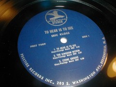 Eric Kloss HEAR TO SEE Prestige LP 1970 Post Bop Jazz Rock Chick Corea