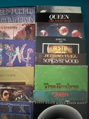 Vintage Lot Of 40 Rock Albums Styx, Ac-dc, Queen,Bto,greatful Dead Etc