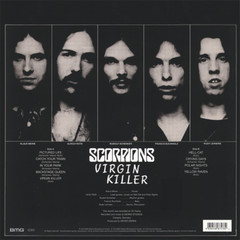 Scorpions ~ Virgin KIller (1976) 12″ VINYL RECORD LP 2023 BMG UK •• NEW ••