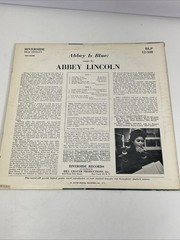 Abbey Lincoln – Abbey Is Blue 1975 Japanese Press INSERT Vinyl LP Very Good