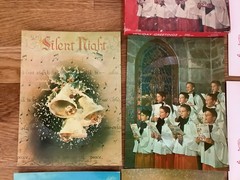 Holiday Greetings In Music Boxed Set Of 4 Christmas Picture Discs W/envelopes