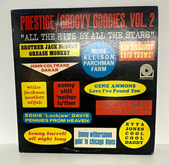 Prestige 12″ Black Vinyl LP Groovy Goodies Vol. 2 1964 Jazz PR 7313