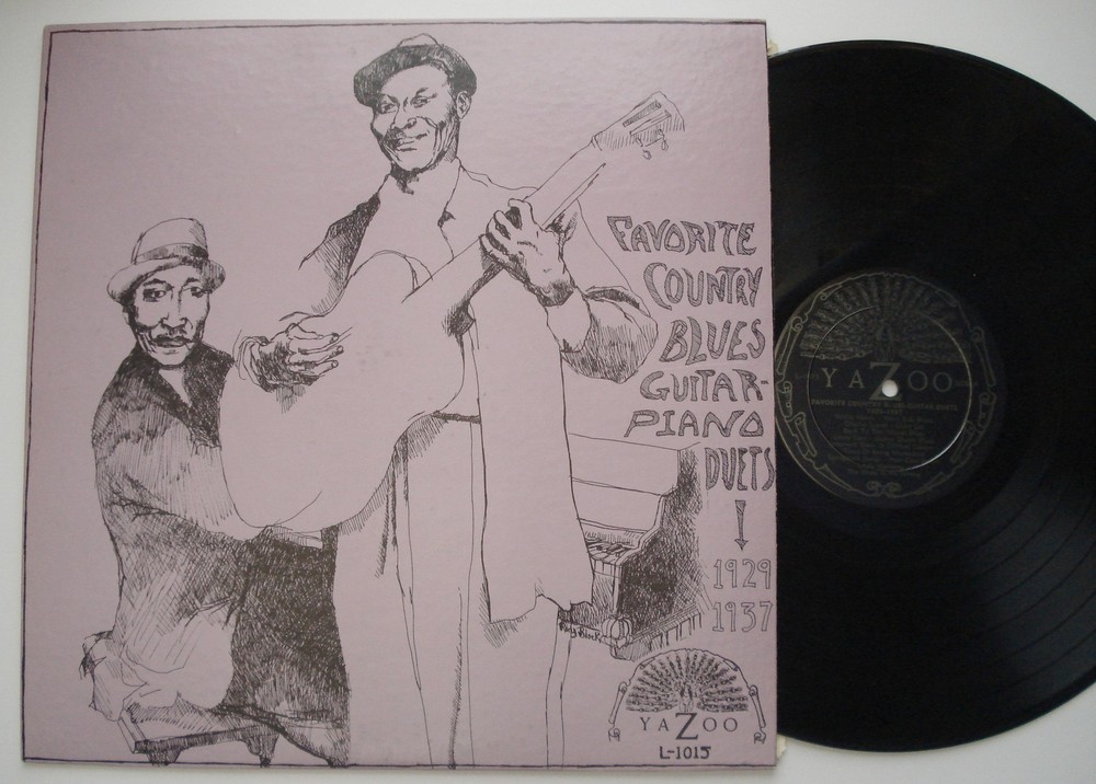 FAVORITE COUNTRY BLUES PIANO GUITAR DUETS Carr 1929-1937 YAZOO original vinyl LP