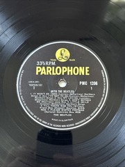 The Beatles With The Beatles Mono UK First Parlophone PMC 1206 VG++ Nice Copy!
