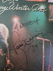 “Johnny Winter And” Lp. Signed By Rick Derringer. Disc Is MINT Cover Is VG+ L👀K