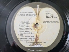 John Lennon Plastic Ono Band Original Vinyl Record Apple LP SW 3372 EX/EX Shrink