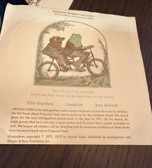 Scholastic Records Frog and Toad Together 7″ Vinyl 33 RPM 1973 (Arnold Lobel)