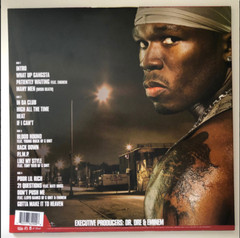 50 Cent – Get Rich Or Die Tryin (vinyl) Interscope 2xLP clear vinyl NEW rare!