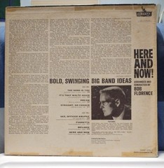 BOB FLORENCE Here & Now SCARCE 1964 LIBERTY PROMO LP wlp BILL PERKINS Jazz HEAR!
