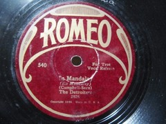 1928 Bob Haring TIN PAN PARADE The Detroiters To Mandalay Fox Trot ROMEO 540
