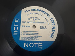 Art Blakey & Jazz Messengers Blue Note 4029 LP “Big Beat” DG Ear RVG NY,USA Mono