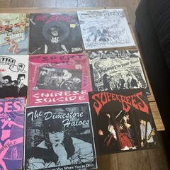 Lot Of 12 Punk Rock 7″/45 Vinyl Single Records -Blanks 77, TKO,Rip Off Records