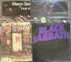 Black Sabbath LP Lot Live Evil Master of Reality Mob Rules Live at Last