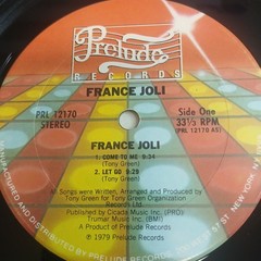 France Joli – Self Titled Vinyl LP – Prelude Records