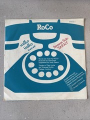 ROCO – Hello Hello xxxx : 7″ Vinyl Single : Straight 8 Records : 1983