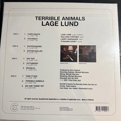 Lage Lund – Terrible Animals LP Record 2023 Criss Cross Jazz Jazz 33 RPM 2LP