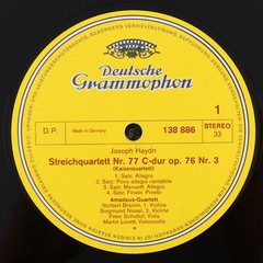 Amadeus-Quartett – Kaiserquartett / Jagdquartett – HAYDN/MOZART LP 138 886 Tulip