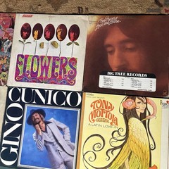 Vintage Vinyl Records Collection 25 LP Classic Rock Eclectic 1970s 80s Mixed Lot