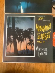 AURTUR LYMAN BAHIA HAWAIIAN SUNSET EX 2 LP LOT ORIG. TIKI LOUNGE STEREO FREE SHP