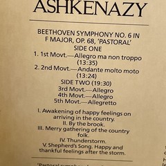 Symphony No. 6 “Pastoral” (Vinyl, 1983) London LDR 71078 NM LP Record Album