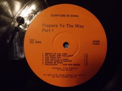 Unknown Artist – Prepare Ye The Way Parts 1 • 2. Double Vinyl LP Gospel, 1972