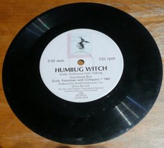 First Talking Storybook Box – Record Only -HUMBUG WITCH 7″ 33 1/3RPM – 1967