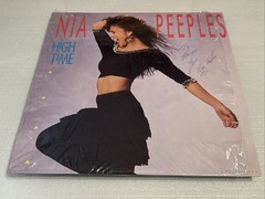 NIA PEEPLES – HIGH TIME 12″ VINYL RECORD SINGLE SIGNED AUTOGRAPH “LOVE NIA…”