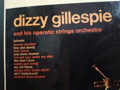 DIZZY GILLESPIE And His Operatic Strings Orchestra LP UK Mono Bebop