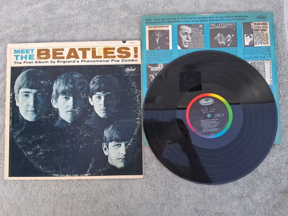 The Beatles – Meet The Beatles – 1964 – Mono – Capitol T 2047 VG +