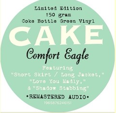 Cake ~ Comfort Eagle, Coke Bottle Green Vinyl LP (New/Sealed)