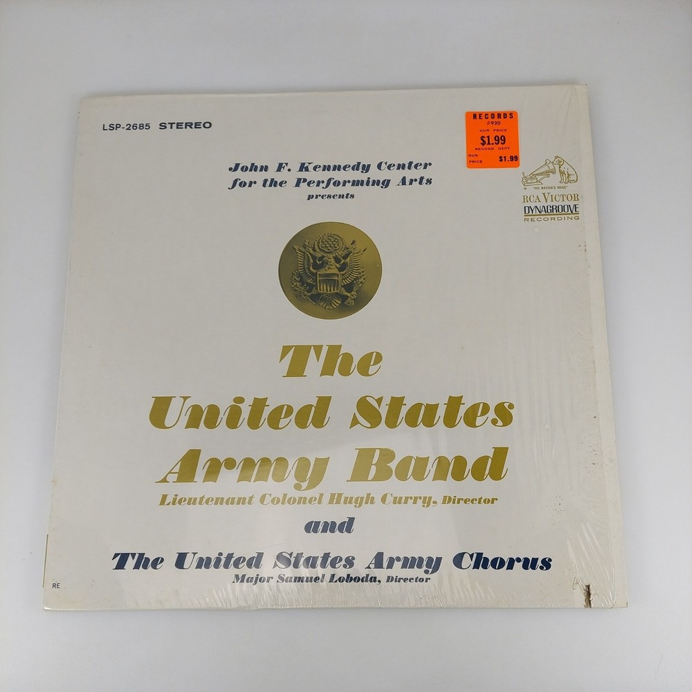 Kennedy Center Presents United States Army Band & Chorus LP RCA Promo Cut 1964