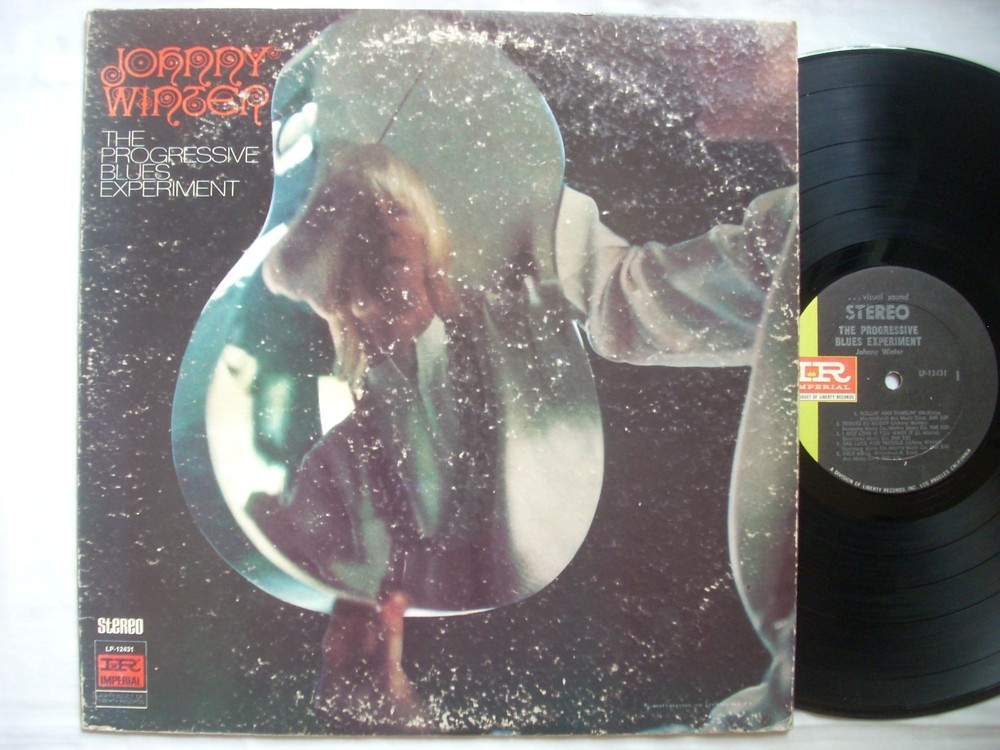 JOHNNY WINTER “The Progressive Blues Experiment” / Imperial LP-12431 Stereo VG+
