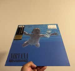 NIRVANA Nevermind ROUGH TRADE 50 EXCLUSIVE BLUE & WHITE SPLATTER VINYL LP