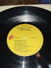 Rolling Stones – Sticky Fingers LP – 1971 Zipper COC 59100 Record Album Vinyl