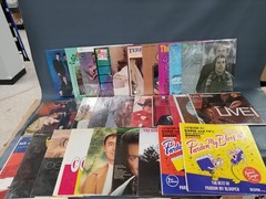 Lot 30 VTG 12″ LPs Open Shrink 60s-80s Pop Rock R+B Some Promo / Hype Resellers