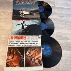 The Ventures Lot of 6 Vinyl LPs Theme Songs, Surf, Space, On Stage