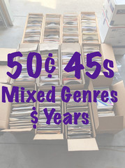 50¢ 45s – Mixed Genres & Years – Jukebox – VG – NM – Buy 4+ for 50% Off – DVS
