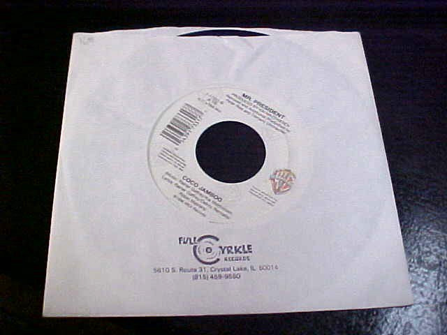 MR. PRESIDENT 45 Wb 1990’s HOUSE CoCo Jamboo UNPLAYED NOS OLD STORE STOCK NOS