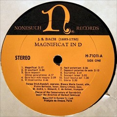 Johann Sebastian Bach, Various, Magnificat In D. / Cantata No. 51., (LP), VG, 42