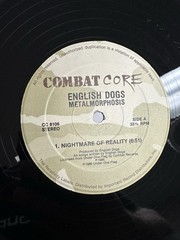 English Dogs: Metalmorphosis – 1986 Vinyl LP 1st Press Thrash (VG+) “CLEAN”