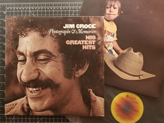 JIM CROCE Photographs & Memories LP 1974 VG+/VG+ w/ INNER Greatest Hits VINYL