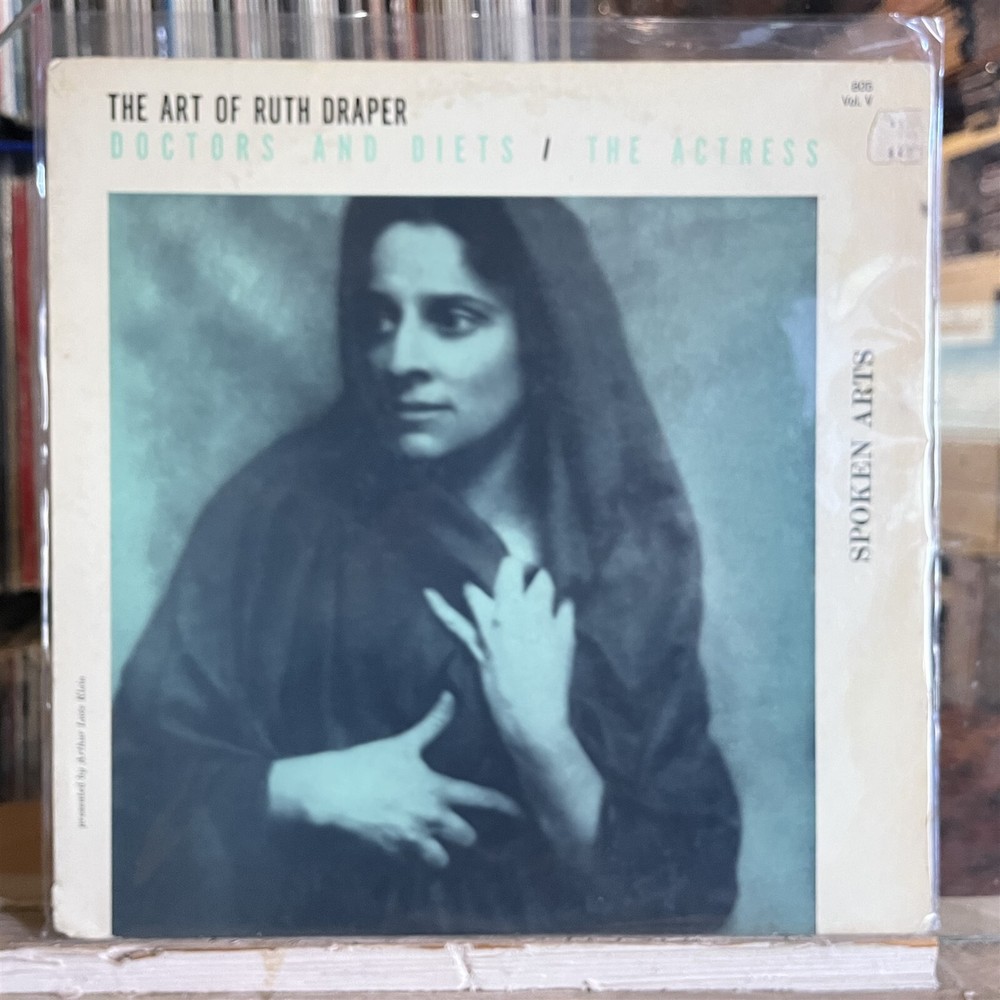 [SPOKEN WORD]~EXC LP~RUTH DRAPER~The Art Of~VOL. V~5~Doctors And Diets~The Actre