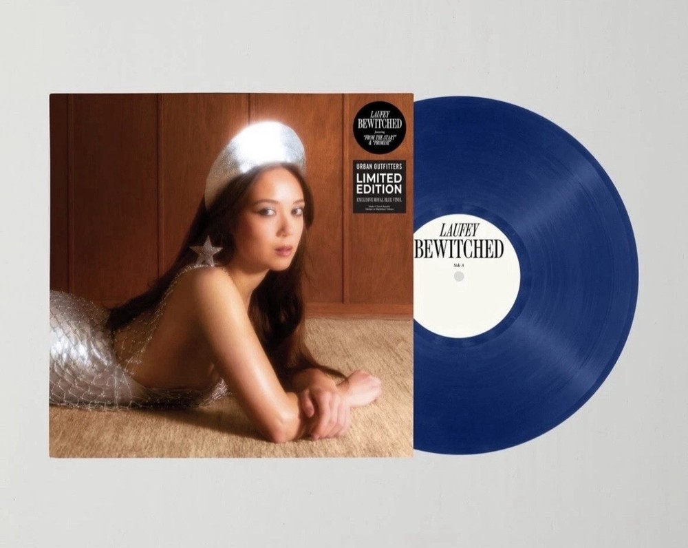 MINOR CREASE Laufey Bewitched Royal Blue Colored Vinyl LP Urban Outfitters RARE
