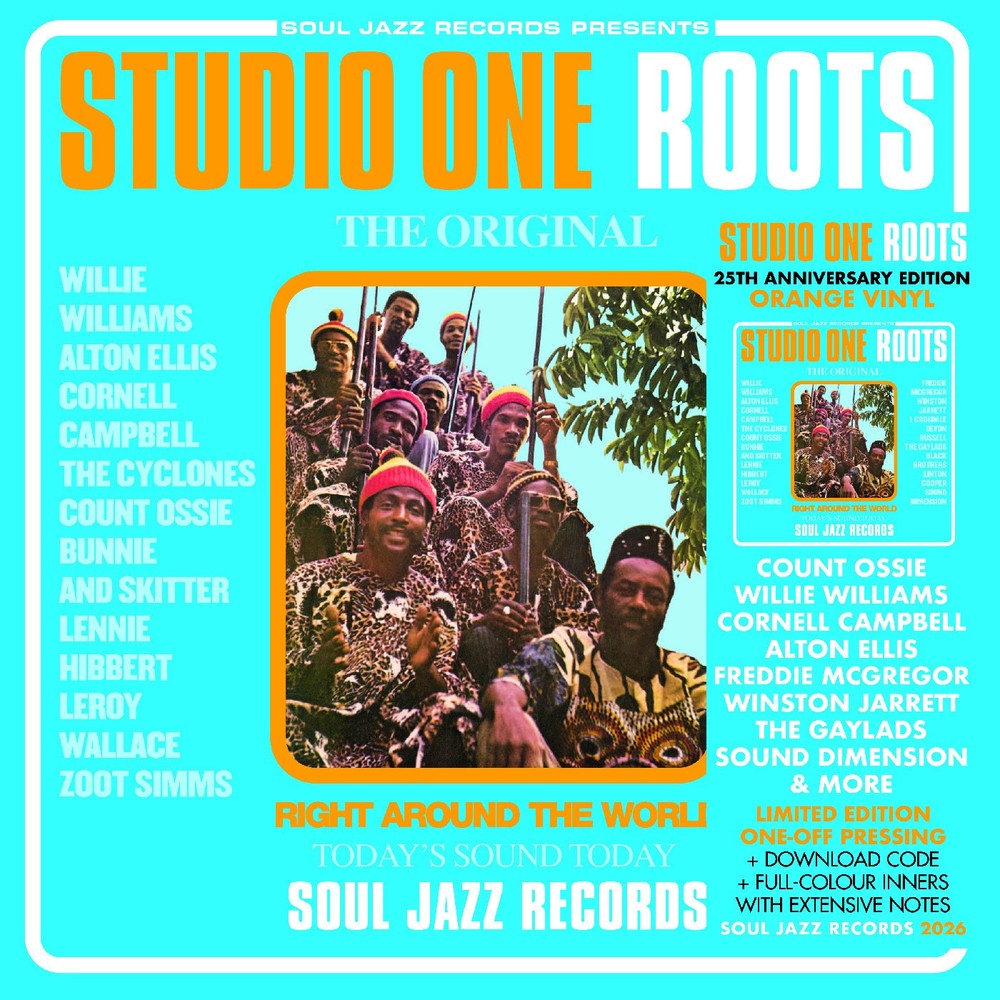 Soul Jazz Records presents – (PRESALE 6/26/26) STUDIO ONE ROOTS (DDL ORANGE 2xVI